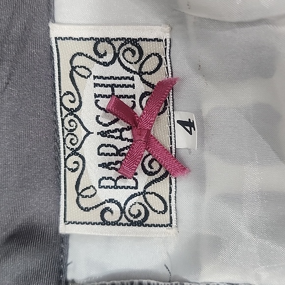 Anthropologie Yoana Baraschi 100% Silk Black and Gray Skirt. 4 - Picture 6 of 10